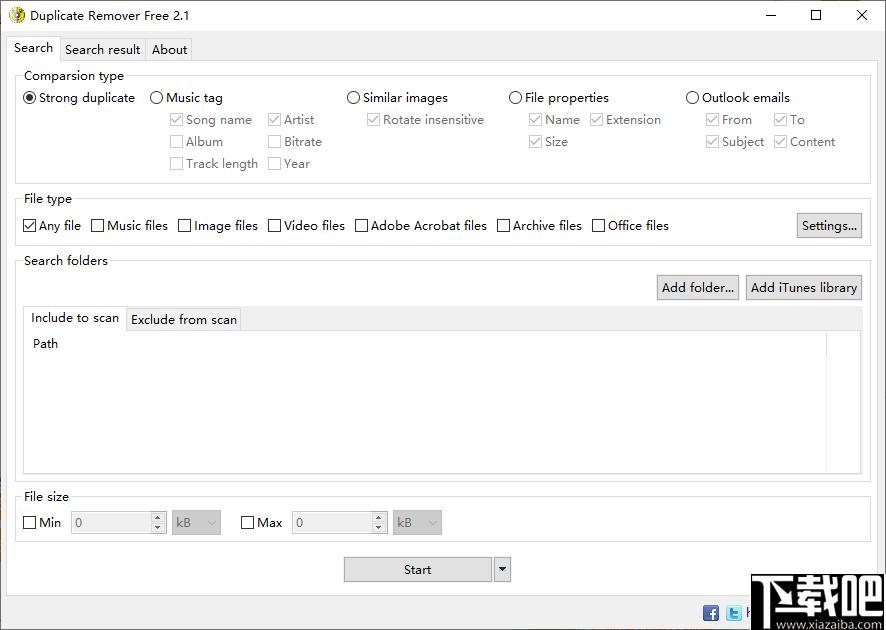 Duplicate Remover Free下载,文件管理,文件查找