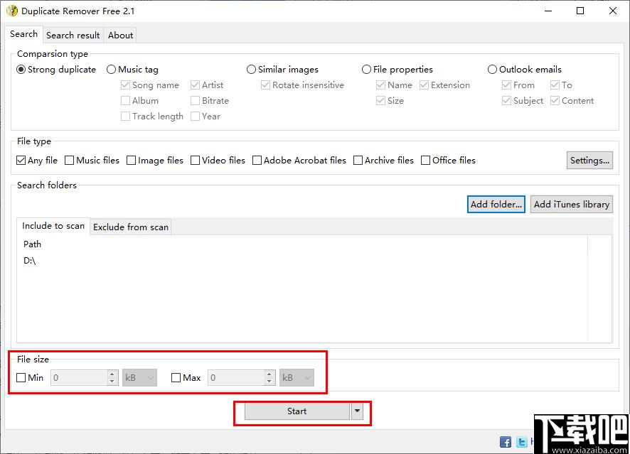 Duplicate Remover Free下载,文件管理,文件查找
