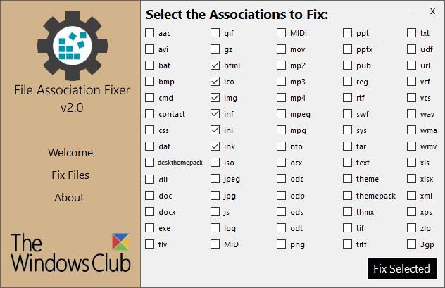 File association Fixer下载,关联文件,修复工具,系统修复