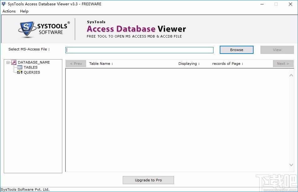 SysTools Access Database Viewer下载,Access数据库查看器,数据库类