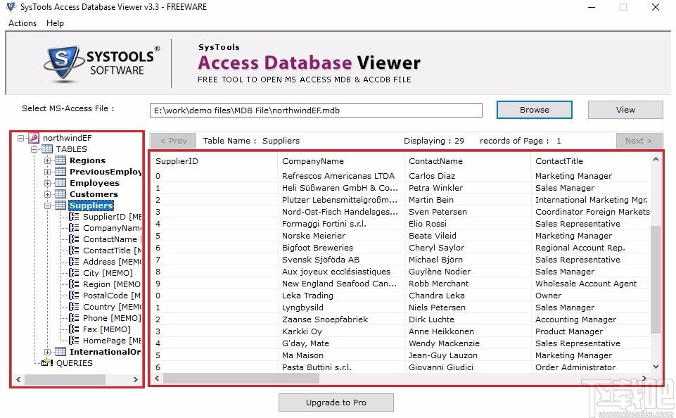 SysTools Access Database Viewer下载,Access数据库查看器,数据库类